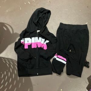 Size XS pink jogger outfit
